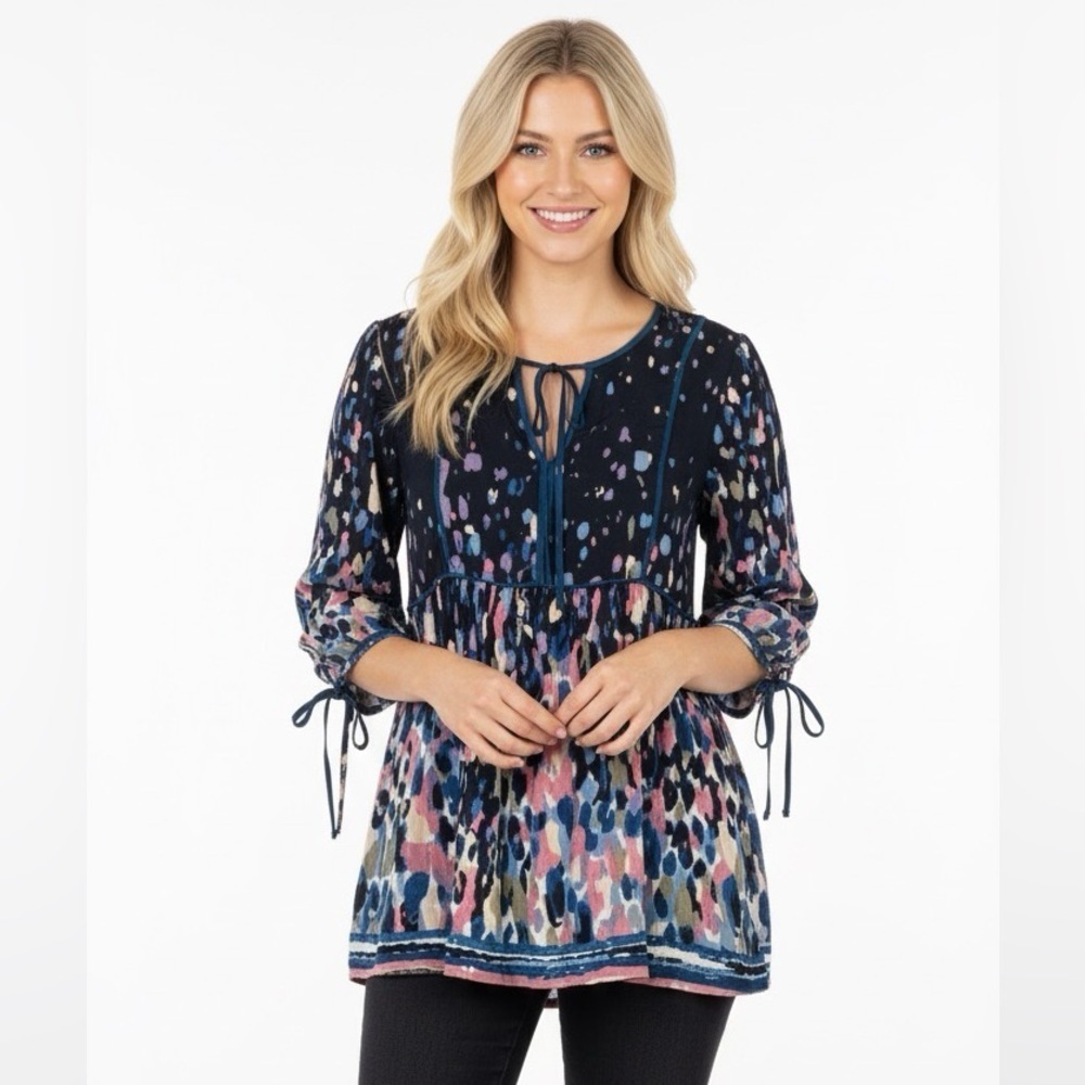 Weekend by Suzanne Betro floral top size XLarge